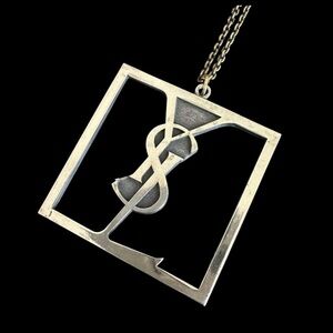 Yves Saint Laurent vintage Pour les Lunettes necklace.